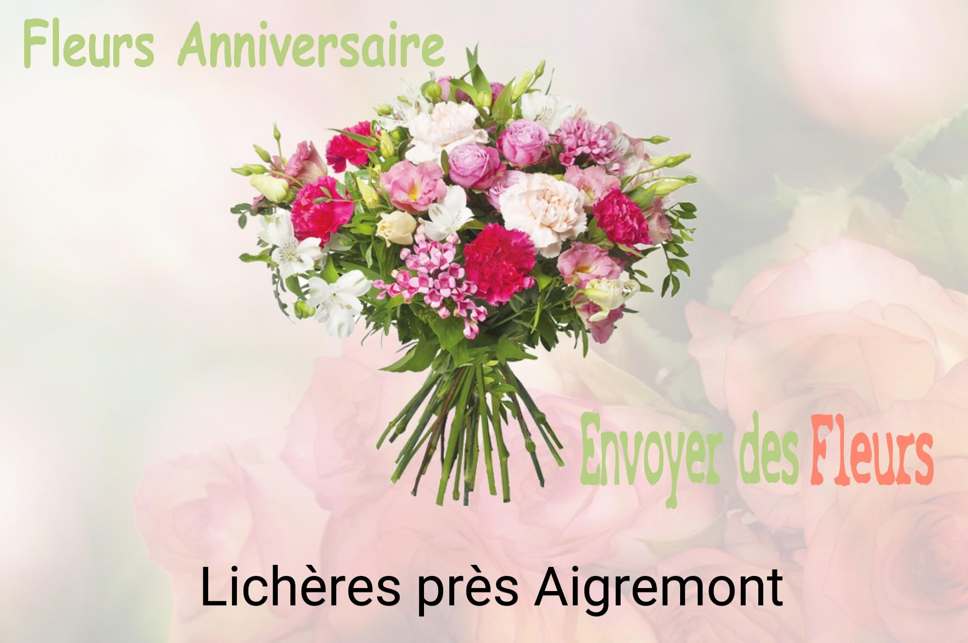 Bouquet de fleurs d’anniversaire livré à Lichères-près-Aigremont