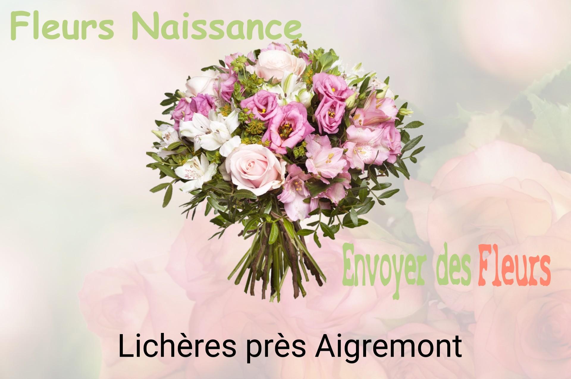 Bouquet de fleurs de naissance livré à Lichères-près-Aigremont